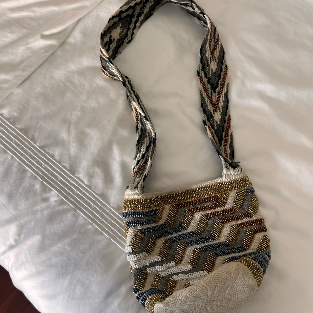 Colombian beaded mochila - handmade